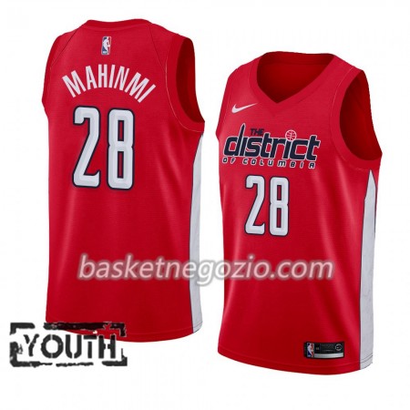 Canotte Bambino Washington Wizards Ian Mahinmi 28 2018-19 Nike Rosso Swingman